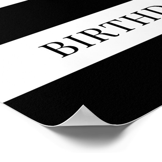 Sephora Theme Welcome Sign ポスター (角)