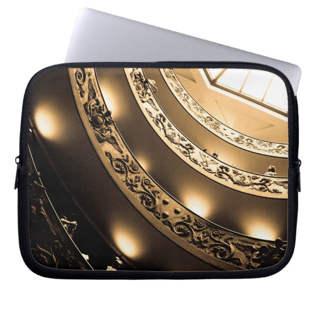 Sepia Architecture ラップトップスリーブ (正面)