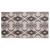 Sepia eye-like geometric M-size pattern 枕カバー (正面)