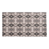 Sepia eye-like geometric S-size pattern 枕カバー (裏面)