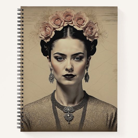 Sepia Rose Muse Notebook ノートブック (正面)