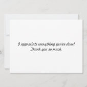 Sepia Toned Coneflower under Jar Lightsありがとう (裏面)