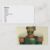 Sepoy: フランスのな大隊のインド兵士 名刺 (正面/裏面)