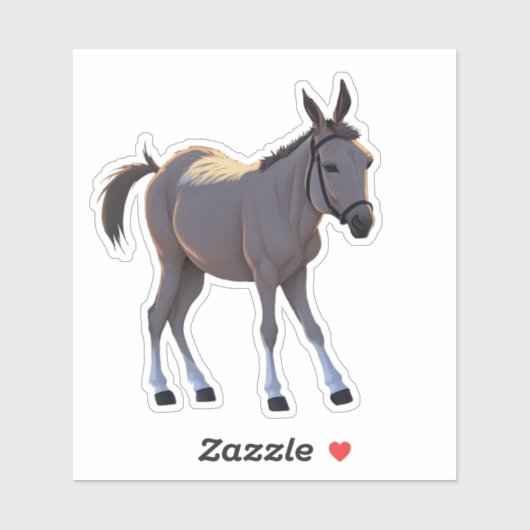 Seppel, kleiner störrischer Esel -  シール (シート)