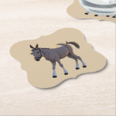 Seppel, kleiner störrischer Esel -  ペーパーコースター (アングル)