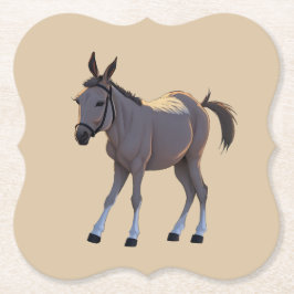 Seppel, kleiner störrischer Esel -  ペーパーコースター