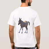 Seppel, kleiner störrischer Esel -  Tシャツ (裏面)