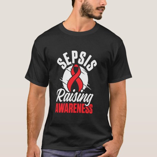 Sepsis Awareness Raising Warrior Survivor Support Tシャツ (正面)