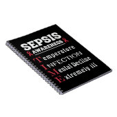 Sepsis Awareness T.I.M.E. Guide ノートブック (右側)