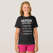 Sepsis Awareness T.I.M.E. Guide Tシャツ (正面フル)