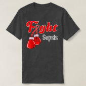 Sepsis awareness tshirt, Sepsis awareness tshirt f Tシャツ (デザイン正面)