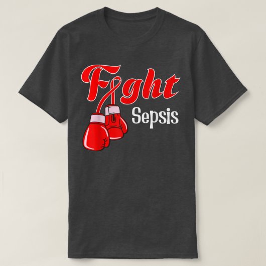 Sepsis awareness tshirt, Sepsis awareness tshirt f Tシャツ (デザイン正面)