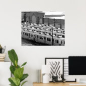 Septa Transit M-3マーケットフランクフォードブルーラインカー ポスター (ホームオフィス)