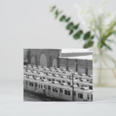 Septa Transit M-3マーケットフランクフォードブルーラインカー ポストカード (スタンド正面)