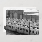 Septa Transit M-3マーケットフランクフォードブルーラインカー ポストカード (正面/裏面)