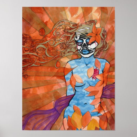 「September」シリーズプリント ポスター (正面)