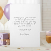 September Birth Flower Birthday Card | Asters カード