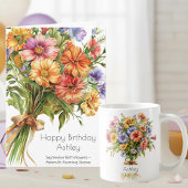 September Birth Flower Mug | Asters コーヒーマグカップ