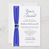 September Birthday Celebration - Blue Sapphire 招待状 (正面)