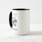 September Birthday Gift Birth Flower Morning Glory マグカップ (正面左)