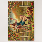 September Country Harvest Pin-Up  ジグソーパズル (縦)