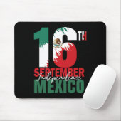 September Mexican Independence Day Shirt Mexico Fl マウスパッド (マウス)