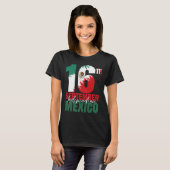 September Mexican Independence Day Shirt Mexico Fl Tシャツ (正面フル)
