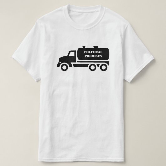 Septic Truck Your パーソナライズされた Text(テキストの汚染トラック) Tシャツ (デザイン正面)