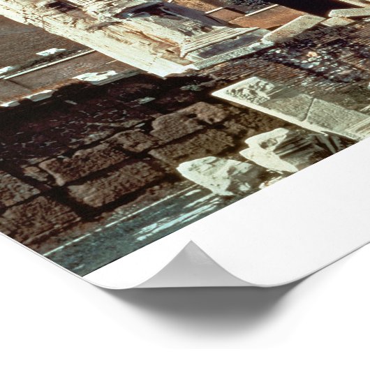 Septimius Severusの凱旋門 ポスター (角)