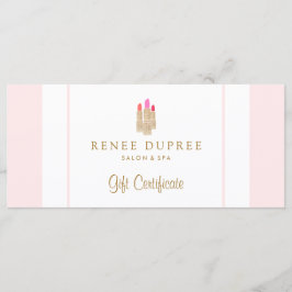 Sequin Lipstickロゴサロンとスパギフト証明書