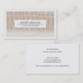 Sequinsモダン美しいとファッションスタイリスト 名刺 (正面/裏面)