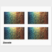 Sequins矩形ステッカー 長方形シール (シート)