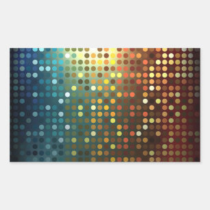 Sequins矩形ステッカー 長方形シール