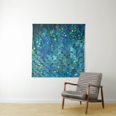 Sequins Sparkle：マクロ抽象芸術背景 タペストリー (インサイチュ)