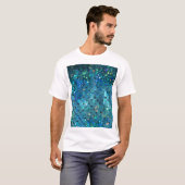Sequins Sparkle:マクロ抽象芸術背景 Tシャツ (正面フル)