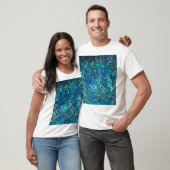 Sequins Sparkle:マクロ抽象芸術背景 Tシャツ (ユニセックス)