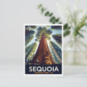 Sequoia National Park Giant Trees ポストカード (スタンド正面)