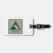 Sequoia National Park Rustic ラゲッジタグ (正面横)