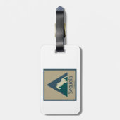 Sequoia National Park Rustic ラゲッジタグ (裏面縦)