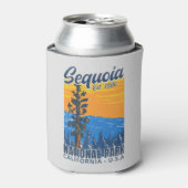 Sequoia National Park Tree Landscape Art 缶クーラー (缶正面)