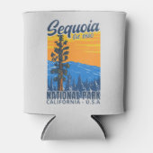 Sequoia National Park Tree Landscape Art 缶クーラー (正面)
