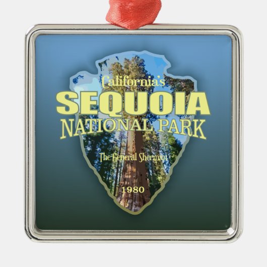 Sequoia NP (矢印) メタルオーナメント (正面)