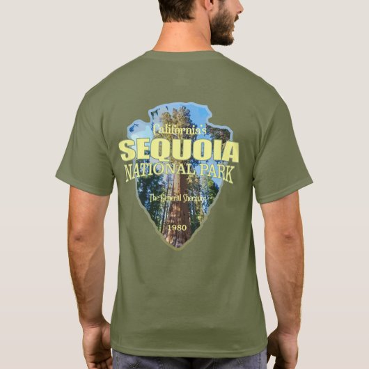 Sequoia NP （矢印） Tシャツ (裏面)