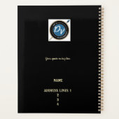 Sequoia with Sunburst Date and Photo Personal プランナー手帳 (裏面)