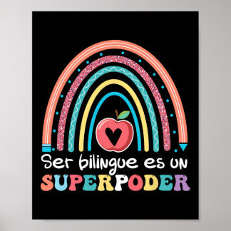 Ser Bilingue Es Un Superpoder Ck スペイン語 バイリンガル スペイン ポスター