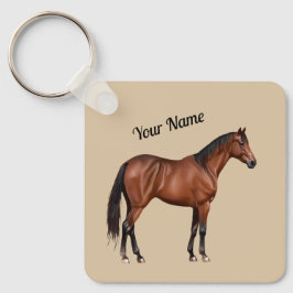 Serafina - braunes Pferd, stehend -  キーホルダー