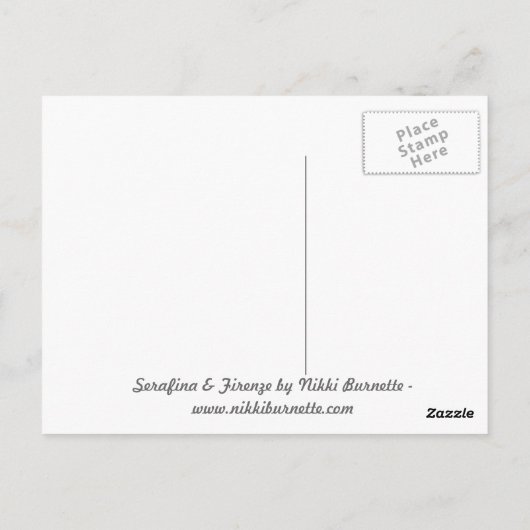 Serafina & Firenze - Fire Witchはがき ポストカード (裏面)