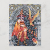 Serafina & Firenze - Fire Witchはがき ポストカード (正面)