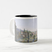 Seraglioの外の中庭の眺め、Topka ツートーンマグカップ (正面左)