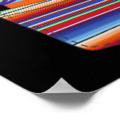 Serape Pocket Pinata Mexican Fiesta (Not An Actual ポスター (角)